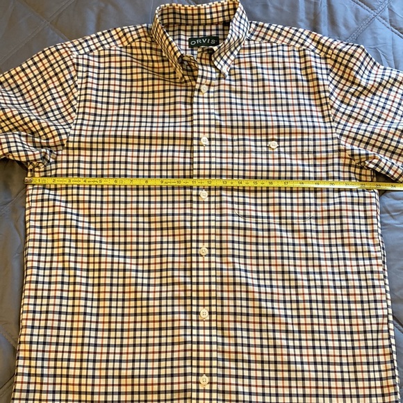 ORVIS Sporting Traditions Long Sleeve 100% Cotton Shirt - Picture 7 of 9